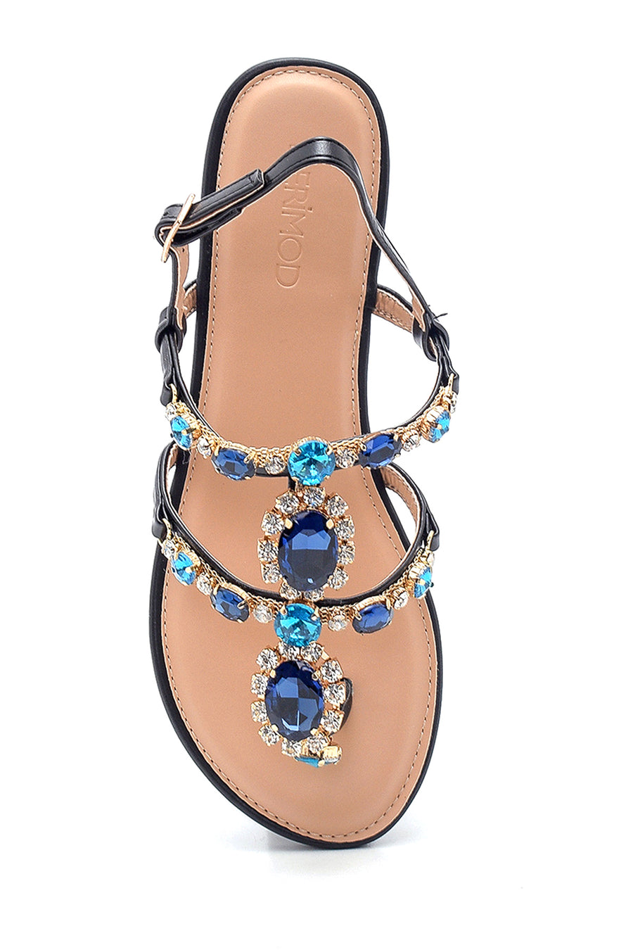 Women's Casual Stone Detailed Sandals