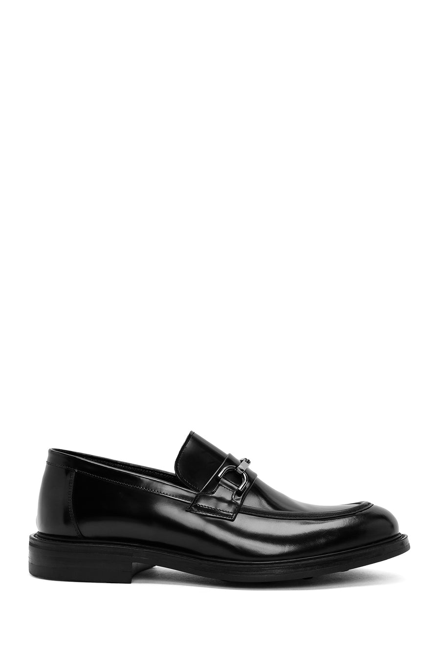 Erkek Siyah Deri Klasik Loafer 25WFD750022 | Derimod