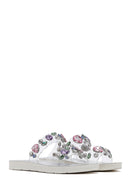 Women's Multicolored Stone Slippers | Derimod