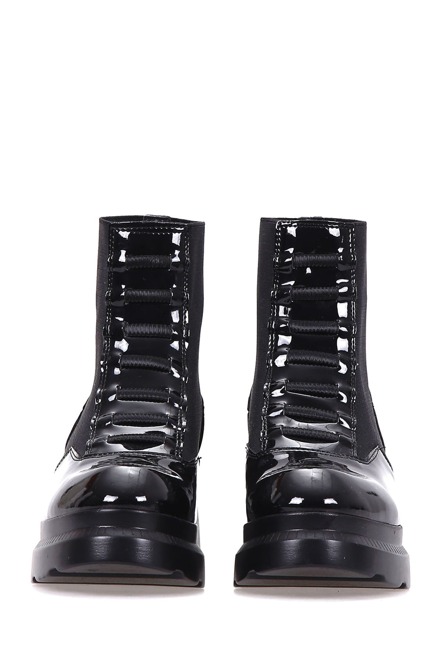 Patent Leather Detailed Women's Boots