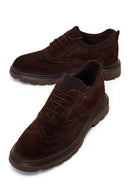 Male Brown Lace-Up Suede Casual Shoes | Derimod