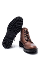 Men's Leather Zippered Boots | Derimod