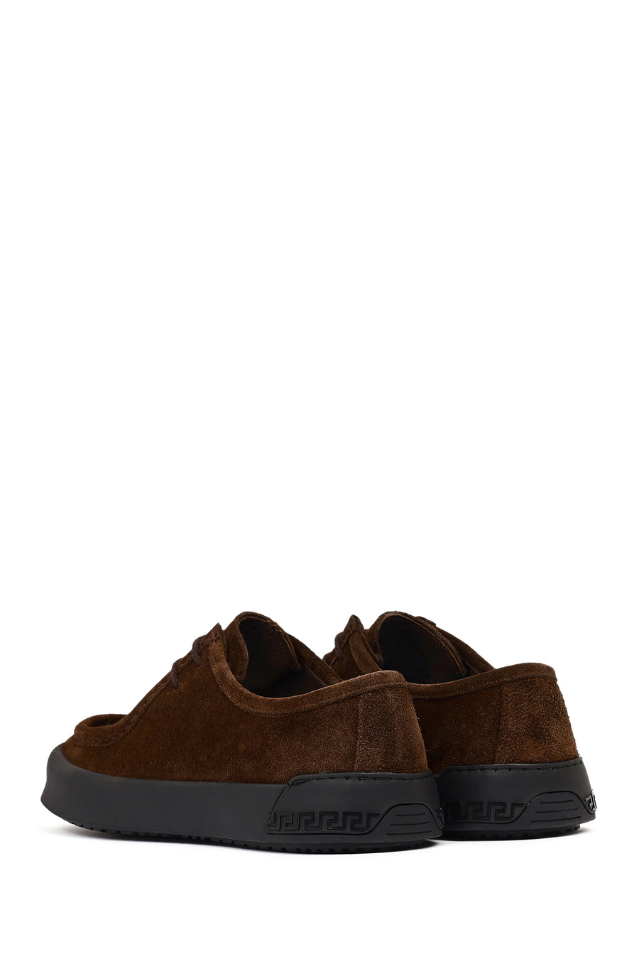 Men's Brown Lace-Up Suede Leather Casual Shoes