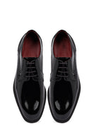Men's Black Lace-up Patent Leather Classic Shoe | Derimod