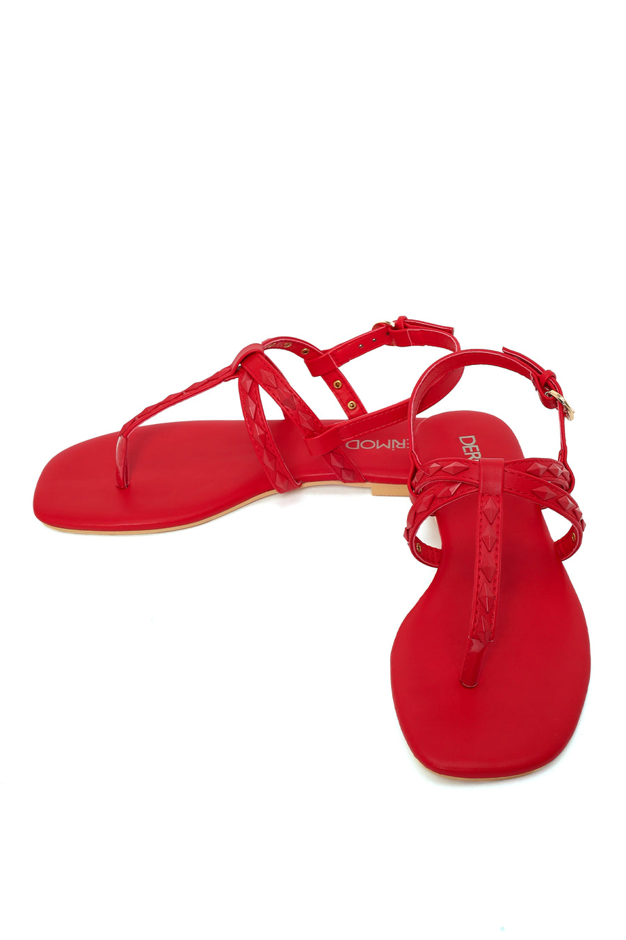 Woman Red Flip-Flop Sandals