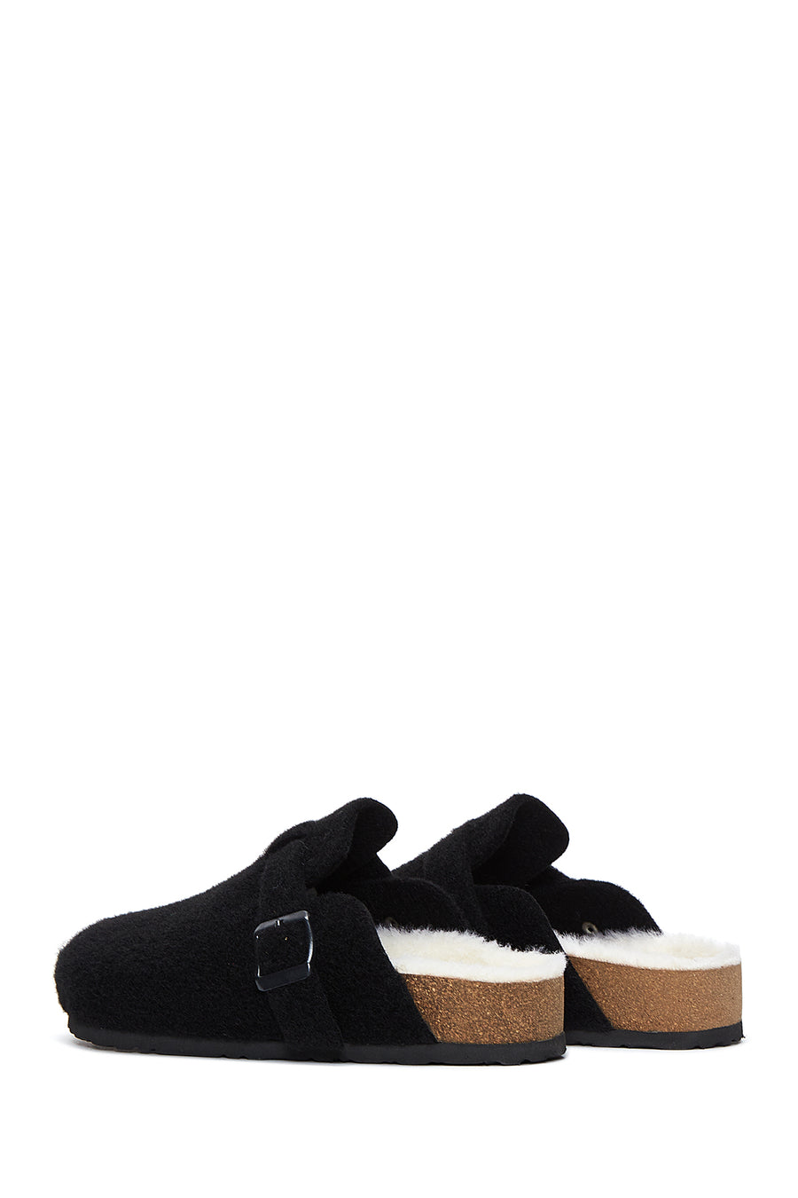 Women's Black Flat Slippers