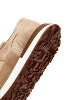 Men's Mink Leather Sneaker | Derimod