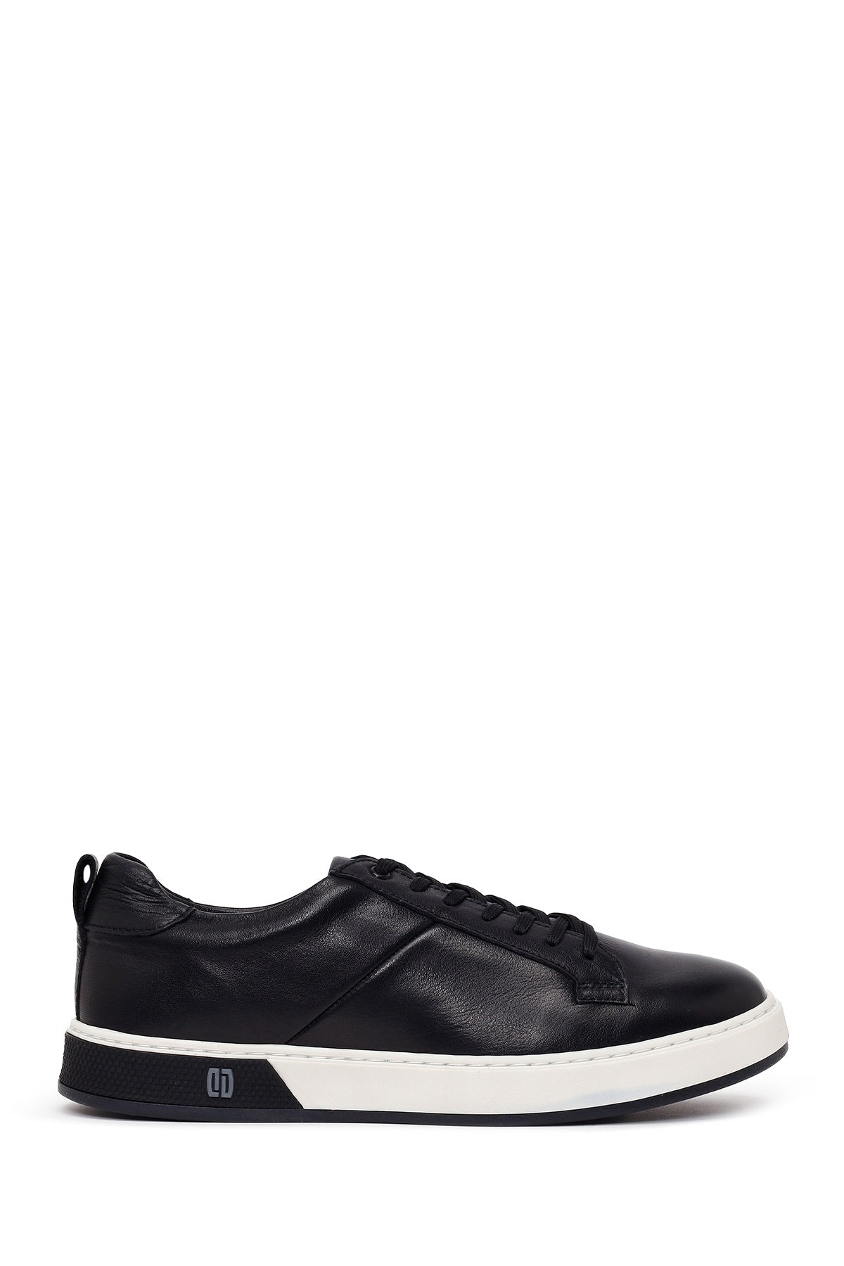 Erkek Siyah Bağcıklı Deri Sneaker 26SFD700218 | Derimod