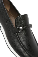 Erkek Siyah Deri Casual Loafer | Derimod
