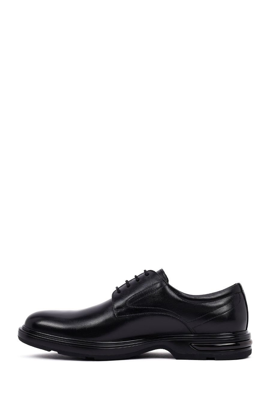 Men's Black Lace Up Leather Casual Shoes