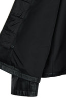 Romeo Male Black Hooded Leather Coats | Derimod