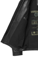 Howard Men's Black Leather Jacket | Derimod