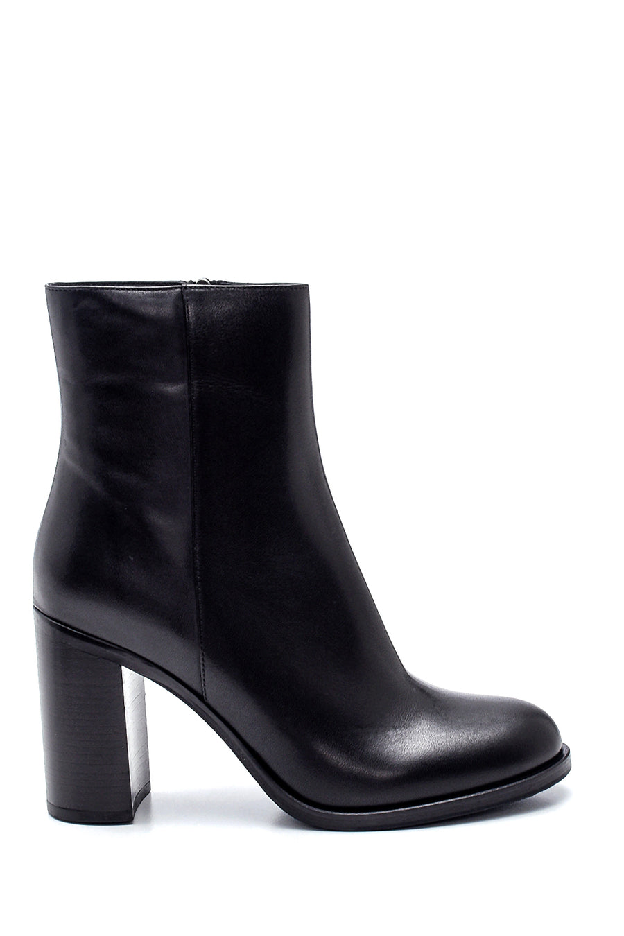 Women's Leather Heeled Boots 20WFD164518 | Derimod