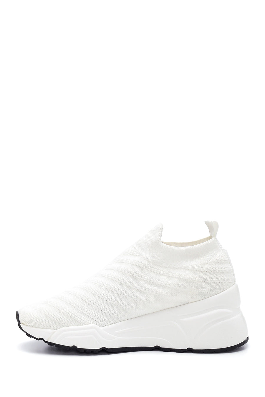 Kadın Beyaz Kalın Tabanlı Sneaker