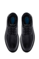 Male Black Lace-up Leather Casual Shoes | Derimod