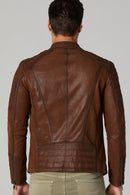 Dali Men's Leather Jacket | Derimod