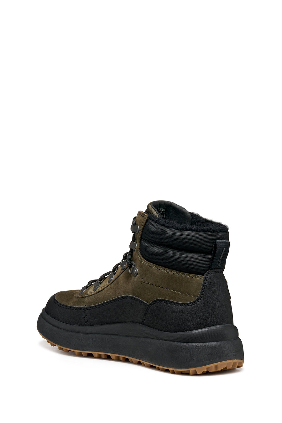 Geox Men Khaki A Granito + Grip B Abx D - Sue Lace Leather Outdoor Boot