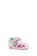Geox Baby Girl White B Sandal Iupidoo A - Synth + Mesh Strappy Fabric Sandal | Derimod