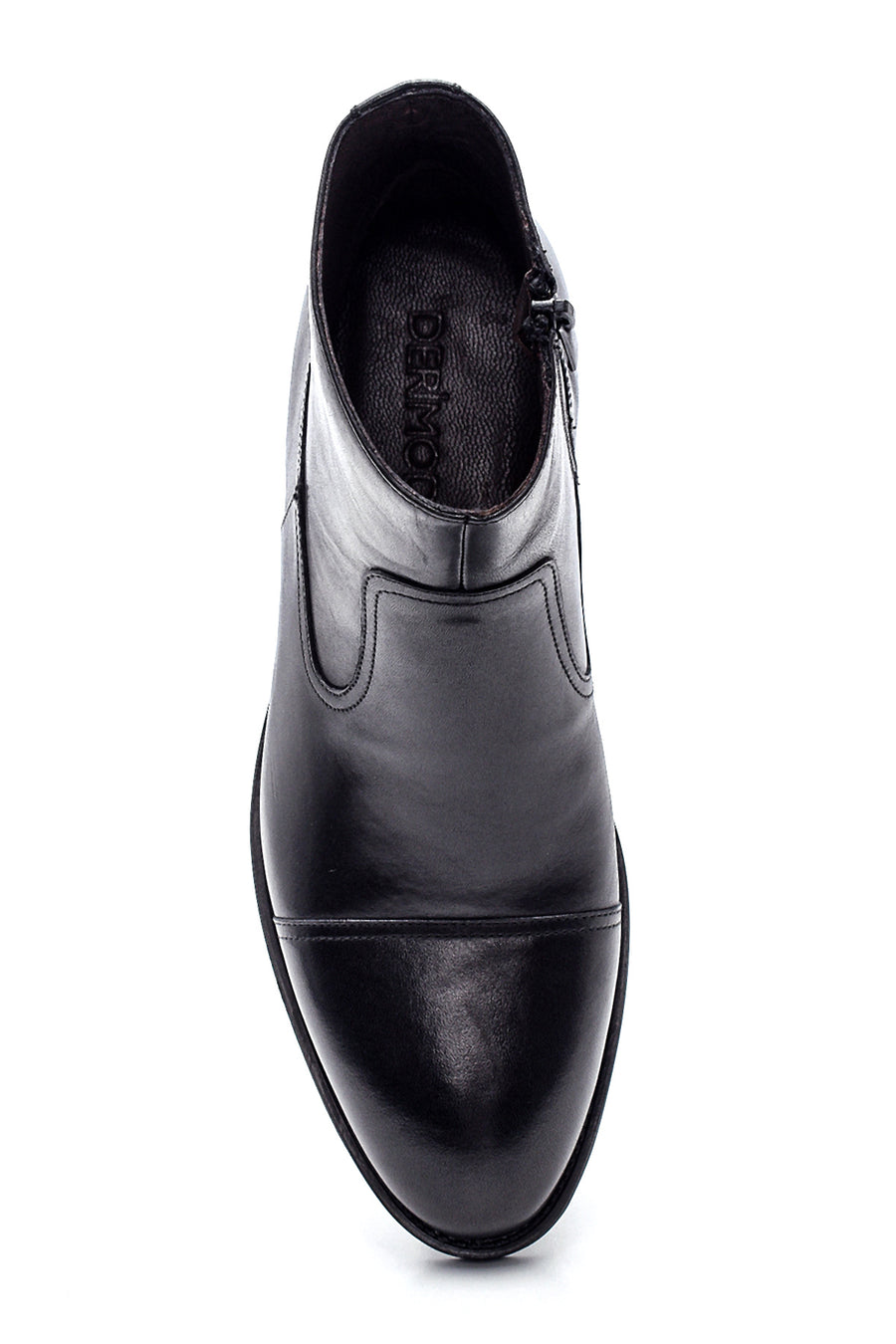 Men's Leather Zippered Classic Boots