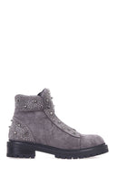 Women's Stone Suede Boots | Derimod