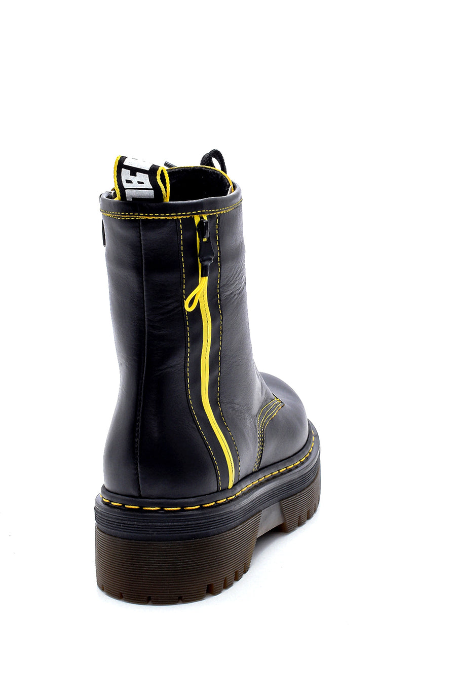 Women's Leather Zipper Detailed Boots
