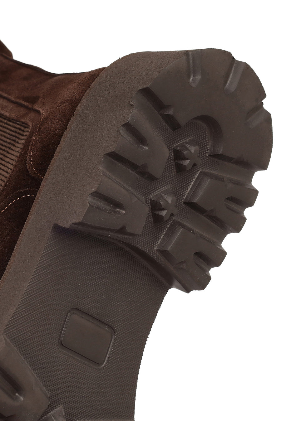 Male Brown Suede Chelsea Boots