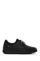 Male Black Lace-Up Leather Casual Shoes | Derimod