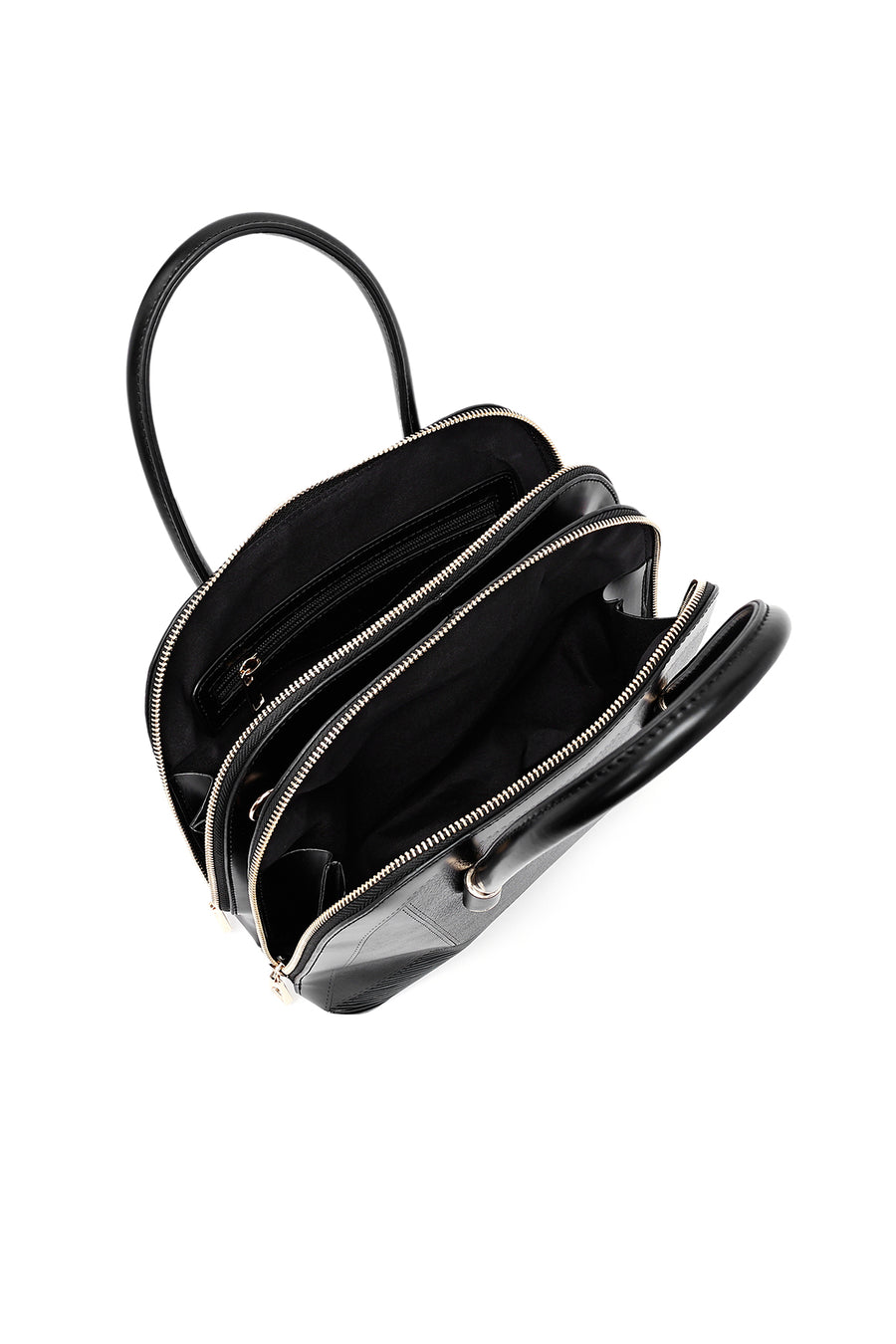 Women's Black Long Strap Classic Handbag