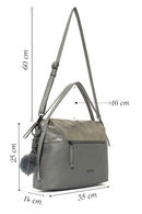 Women's Gray Long Strap Shoulder Bag | Derimod