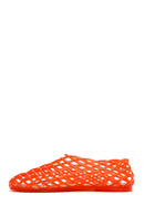 Women's Red Jelly Ballerina | Derimod