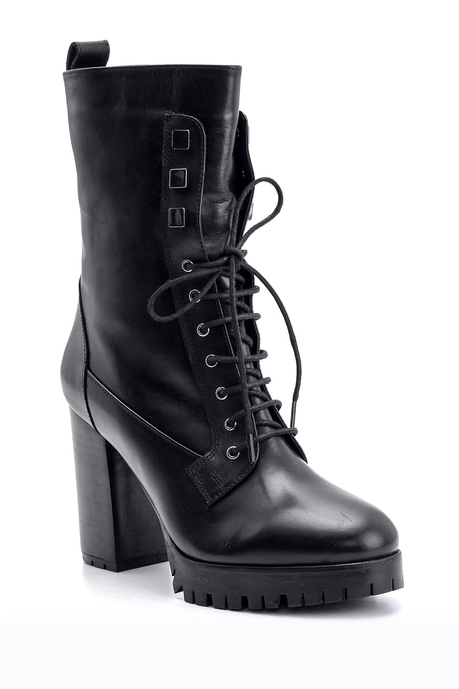 Women's Heeled Leather Boots