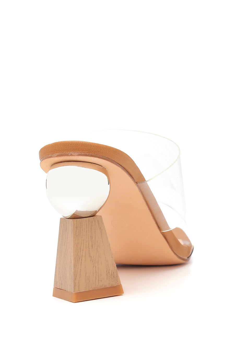 Women's Transparent Heeled Slippers