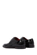 Men's Black Lace-up Patent Leather Classic Shoe | Derimod