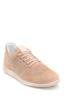 Women's Suede Sneaker | Derimod