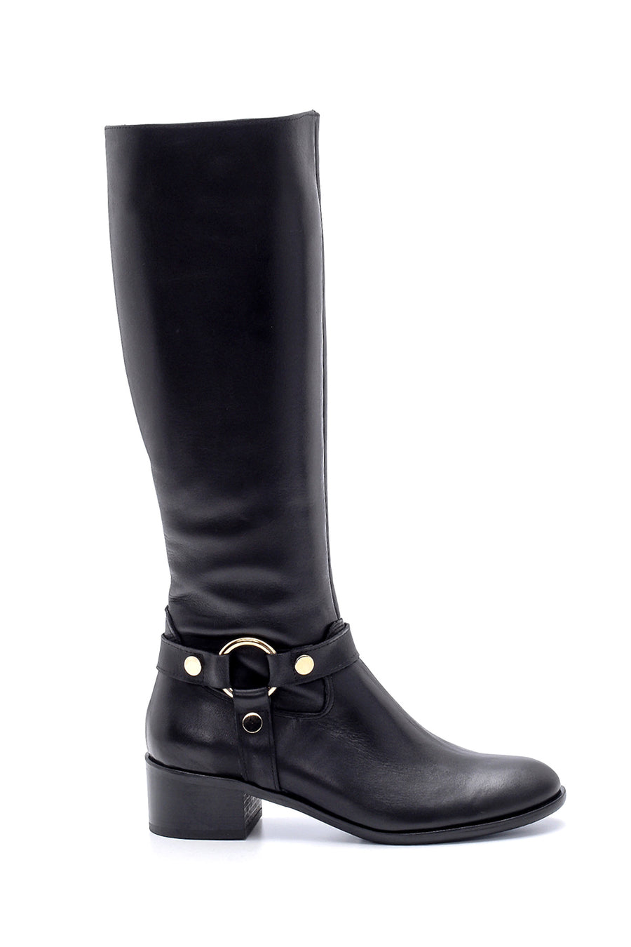 Women's Leather Heeled Boots 20WFD280618 | Derimod
