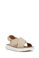 Camper Women's Beige Oruga Sandals | Derimod