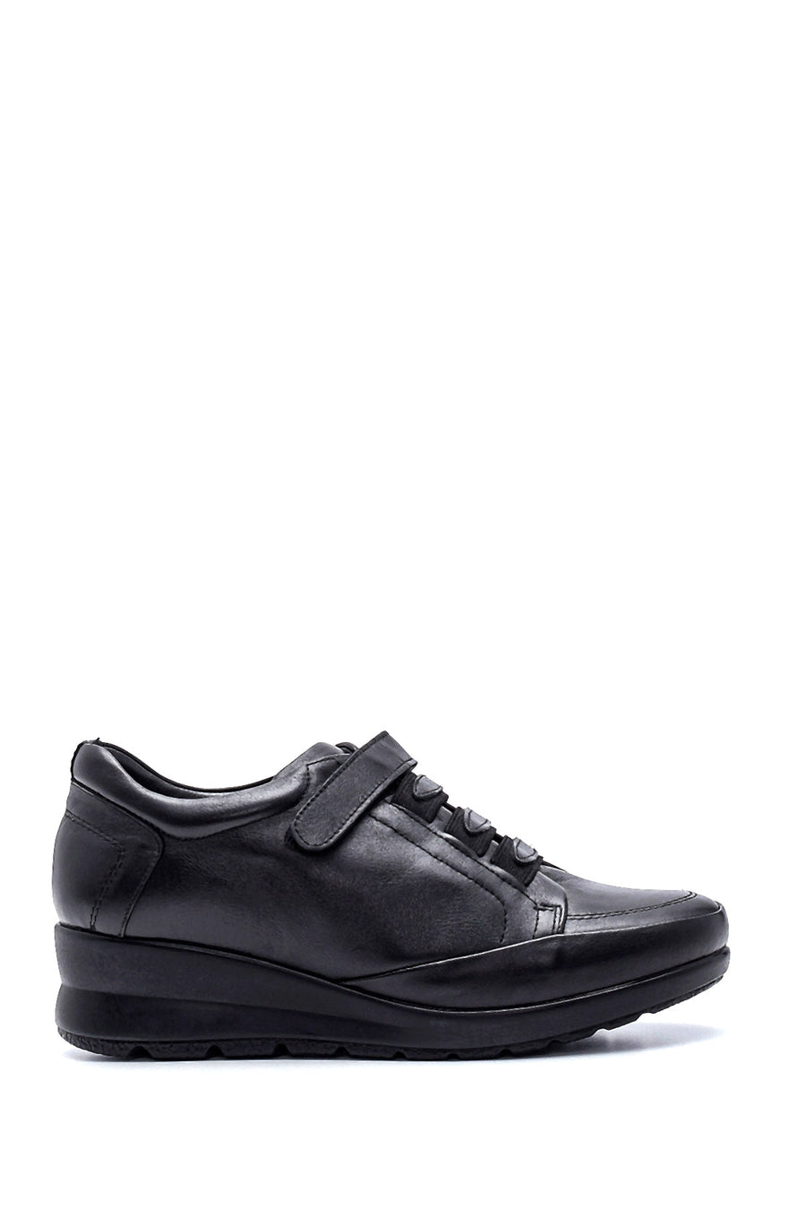 Women's Leather Casual Wedge Shoes 21WFD413018 | Derimod