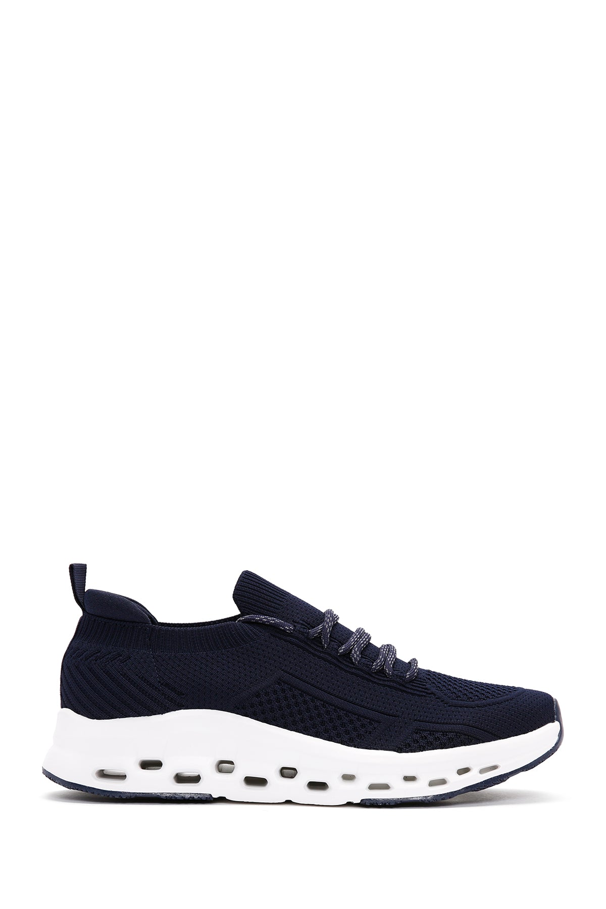 Derimod Zero Men's Navy Blue Lace-Up Thick Sole Sneaker 24SFD69316F | Derimod