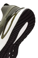 Derimod Zero Men's Green Laced Thick Soled Fabric Sneaker | Derimod