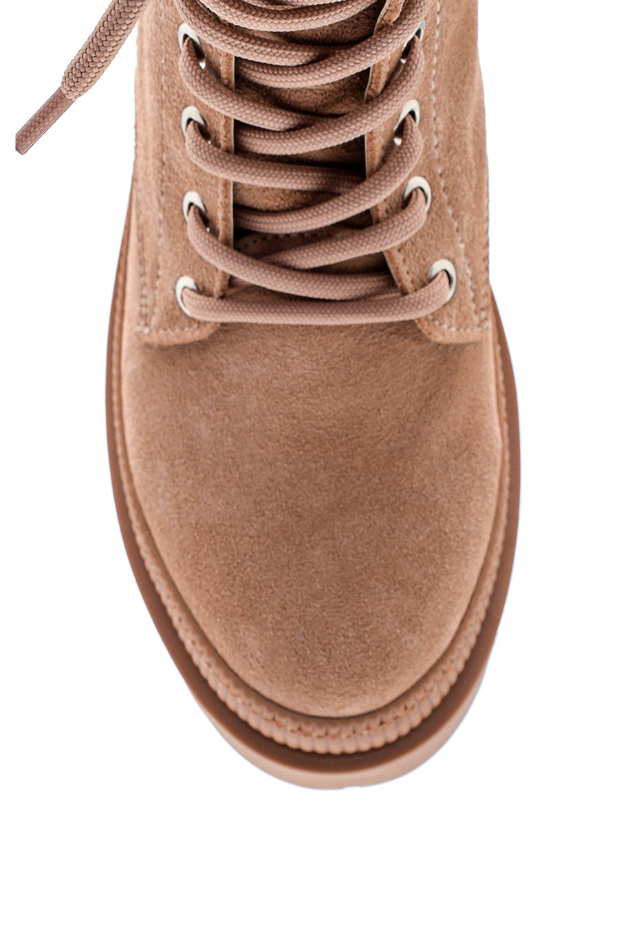 Women's Leather Suede Zippered Boots