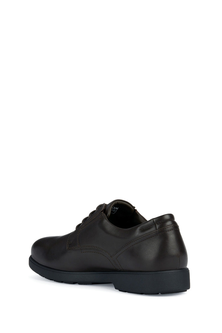 Geox Men's Brown Spherica Lace-Up Leather Casual Shoes
