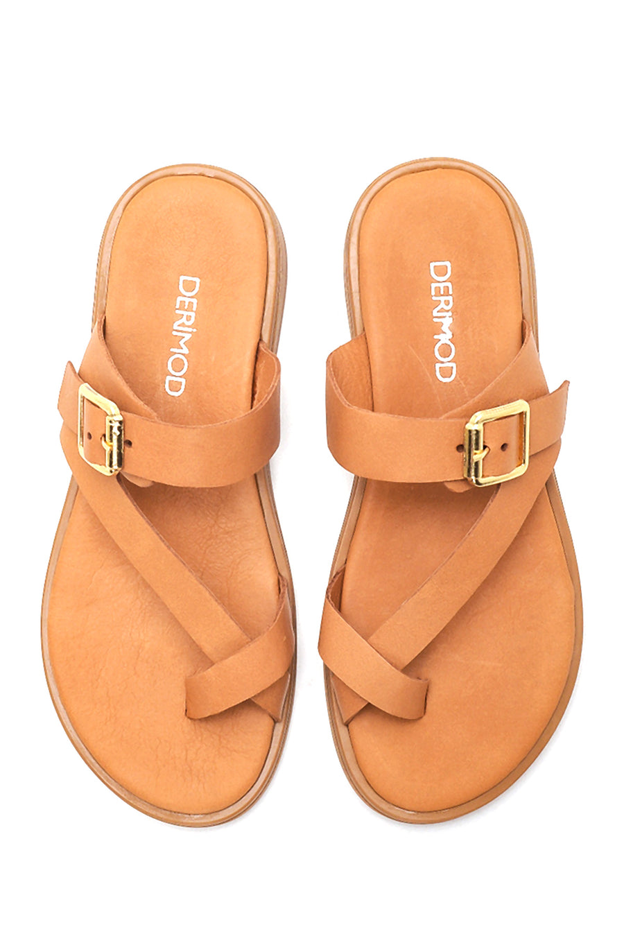 Women's Leather Flip Flops