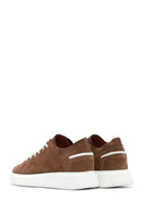 Men's Mink Nubuck Leather Sneaker | Derimod