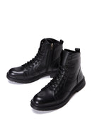 Men's Black Leather Classic Boots | Derimod