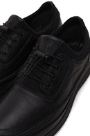 Male Black Lace-Up Leather Casual Shoes | Derimod