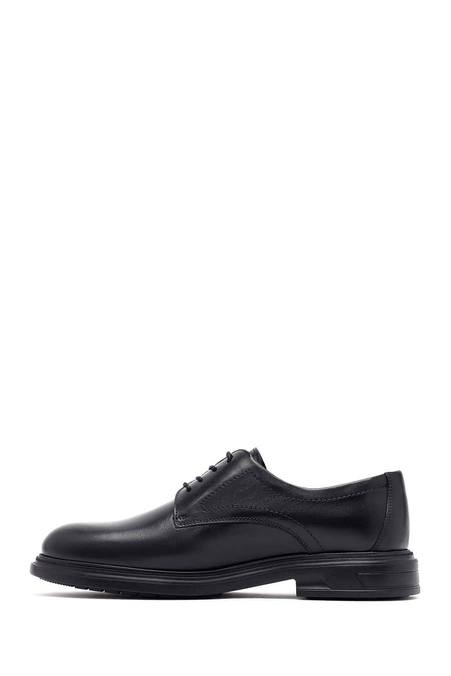 Men's Black Lace Up Leather Casual Shoes
