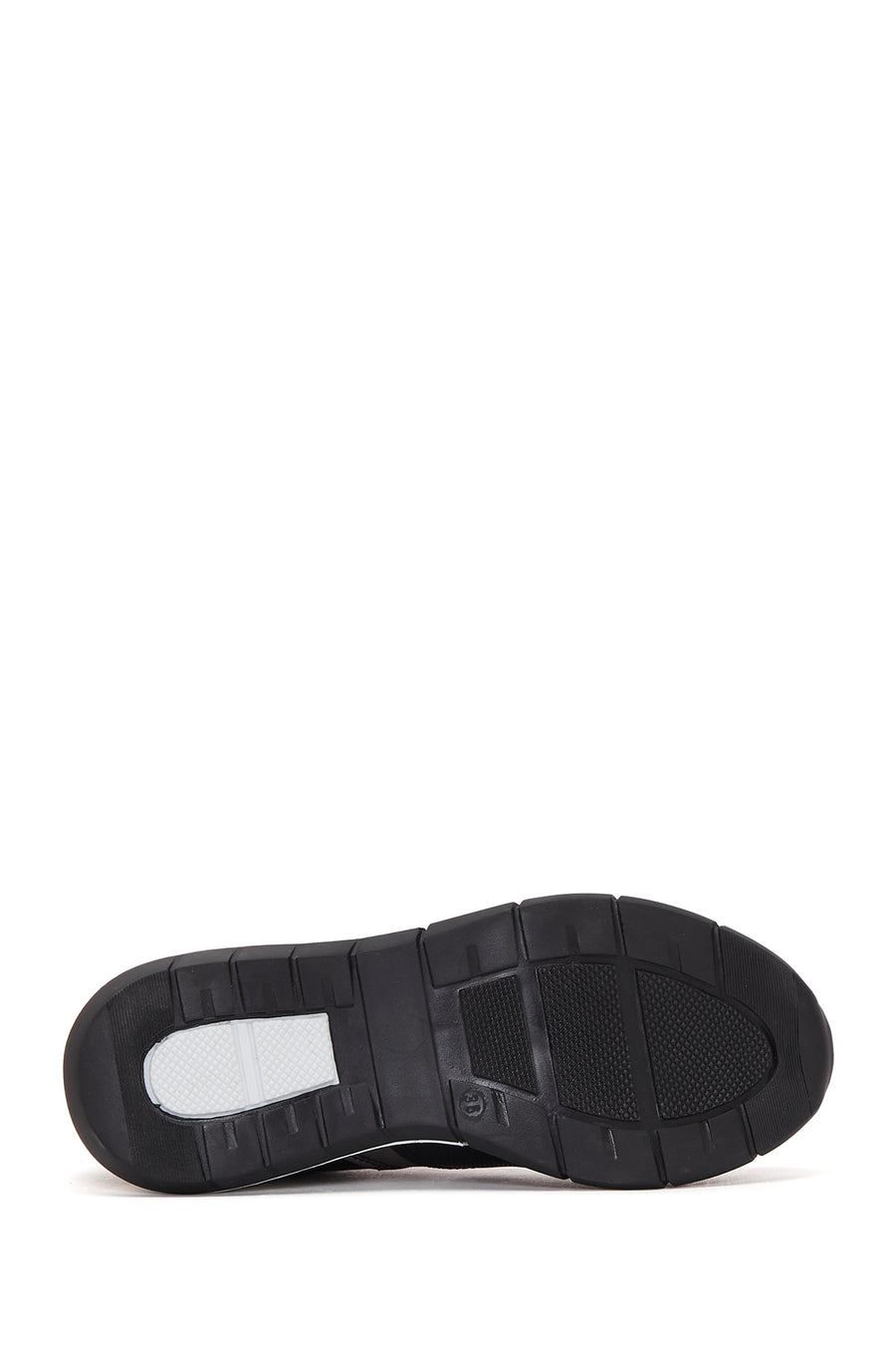 Women's Black Leather Sneaker