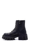 Women's Leather High Sole Boots | Derimod