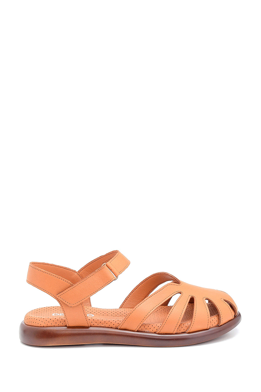 Women's Leather Strappy Sandals 21SFD360818 | Derimod