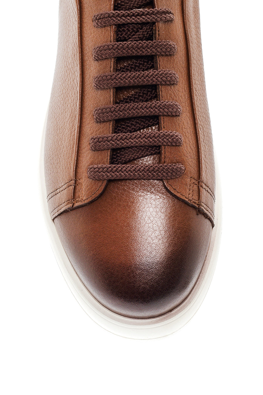 Men's Tan Leather Sneaker